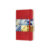 Classic Soft Cover Notebook - Plain (Pocket) in red