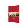 Classic Soft Cover Notebook - Square (Extra Large) in scarlet-red