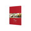 Classic Soft Cover Notebook - Dotted (ExtraLarge) in scarlet-red