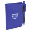 A7 PVC Notepad and Pen in blue