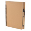 Promotional Intimo Notebook and Pen in Natural