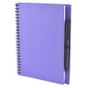 Promotional Intimo Notebook and Pen in Purple