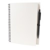 Promotional Intimo Notebook and Pen in White