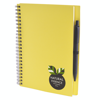 A5 Intimo Notebook in yellow