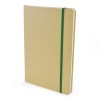 Promotional A5 Natural Eco Notebook in Dark Green