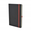 A5 Bowland Notebook in red
