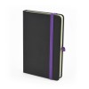 A6 Black Mole Notebook in Purple