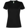 Slam short sleeve women's sports t-shirt in Solid Black