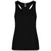 Shura women's sports vest in Solid Black