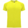 Bahrain short sleeve men's sports t-shirt in Fluor Yellow