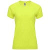 Bahrain short sleeve women's sports t-shirt in Fluor Yellow