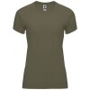 Bahrain short sleeve women's sports t-shirt in Militar Green