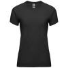 Bahrain short sleeve women's sports t-shirt in Solid Black