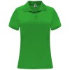 Monzha short sleeve women's sports polo in Green Fern