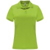 Monzha short sleeve women's sports polo in Lime / Green Lime