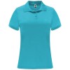 Monzha short sleeve women's sports polo in Turquois