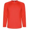 Montecarlo long sleeve men's sports t-shirt in Red