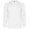 Montecarlo long sleeve men's sports t-shirt in White