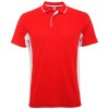 Montmelo short sleeve unisex sports polo in Red