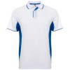 Montmelo short sleeve unisex sports polo in White