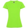 Montecarlo short sleeve women's sports t-shirt in Lime