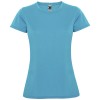 Montecarlo short sleeve women's sports t-shirt in Turquois