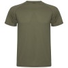 Montecarlo short sleeve men's sports t-shirt in Militar Green
