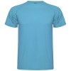 Montecarlo short sleeve men's sports t-shirt in Turquois