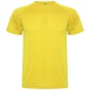 Montecarlo short sleeve men's sports t-shirt in Yellow