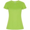 Imola short sleeve women's sports t-shirt in Lime / Green Lime