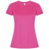 Imola short sleeve women's sports t-shirt in Pink Fluor