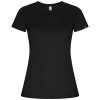 Imola short sleeve women's sports t-shirt in Solid Black
