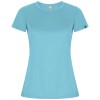 Imola short sleeve women's sports t-shirt in Turquois