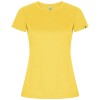 Imola short sleeve women's sports t-shirt in Yellow