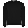 Clasica unisex crewneck sweater in Solid Black
