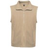 Bellagio unisex fleece bodywarmer in Sand