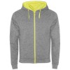 Fuji unisex sweat jacket in Heather Grey