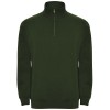 Aneto quarter zip sweater in Bottle Green