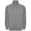 Aneto quarter zip sweater in Marl Grey