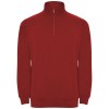 Aneto quarter zip sweater in Red