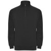 Aneto quarter zip sweater in Solid Black