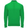 Epiro long sleeve unisex quarter zip sweatshirt in Fern Green