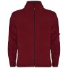 Luciane men's full zip fleece jacket in Garnet