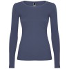 Extreme long sleeve women's t-shirt in Blue Denim