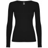 Extreme long sleeve women's t-shirt in Solid Black