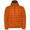 Norway men's insulated jacket in Vermillon Orange