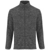 Artic men's full zip fleece jacket in Heather Black