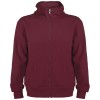 Montblanc unisex full zip hoodie in Garnet