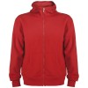 Montblanc unisex full zip hoodie in Red