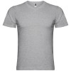 Samoyedo short sleeve men's v-neck t-shirt in Marl Grey